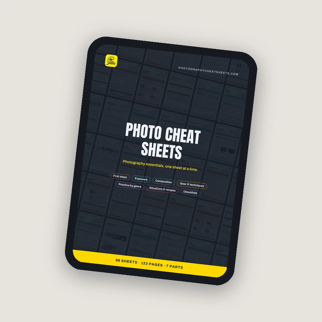The Photography Cheat Sheets pack